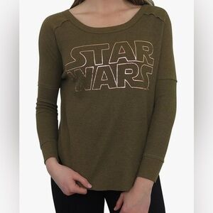Disney / Star Wars Rose Gold Logo Women's Thermal Shirt